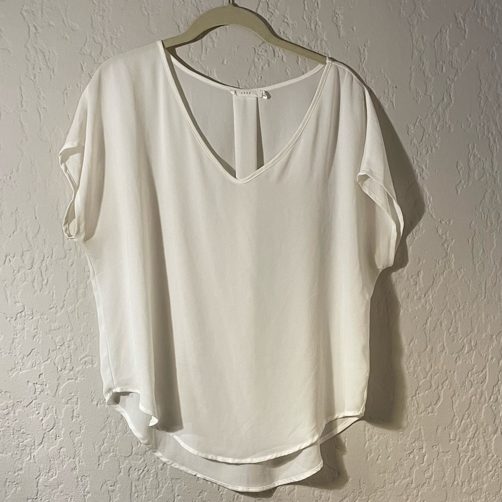 Lush Ivory Blouse - L